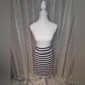 Jofit Blue White Essential Skirt Pencil  Knee-Length Athleisure Golf Tennis